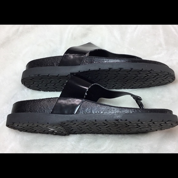 ZARA TARFALUC T STRAP BLACK FLIP FLOP / SANDAL 36 (6) - Picture 4 of 8